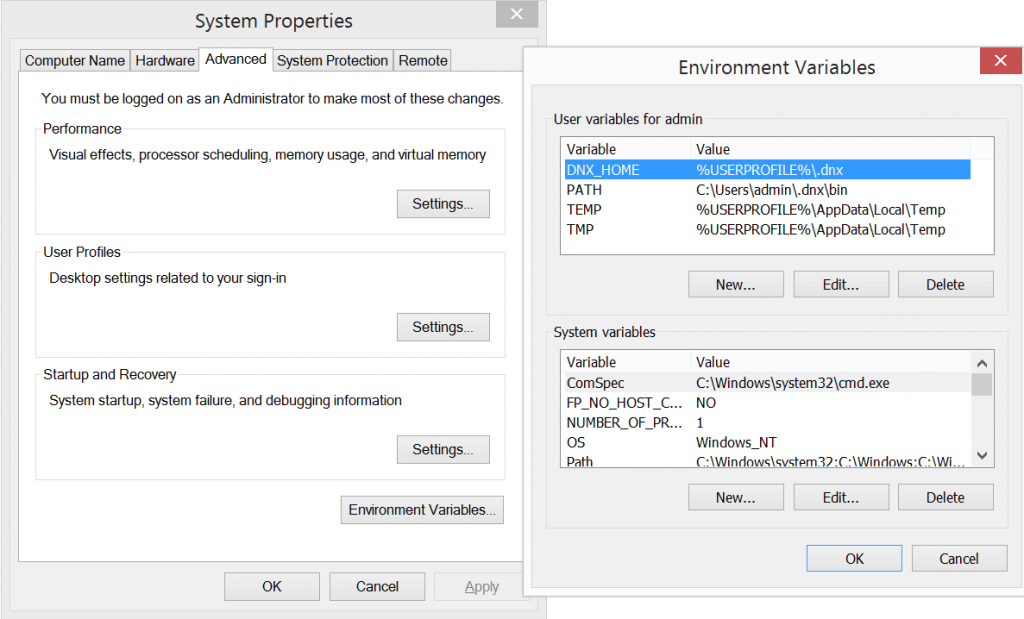 PowerShell File Trust Codenotary environment variabless